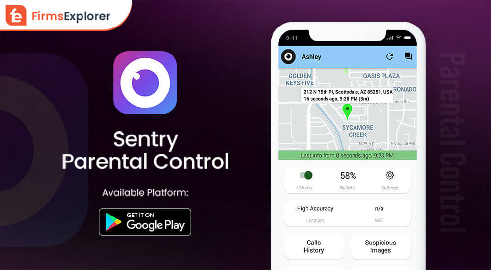 Sentry Parental control app for Android Phone