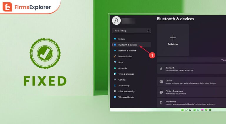 How to fix Bluetooth not working in Windows 11 | Firms Explorer