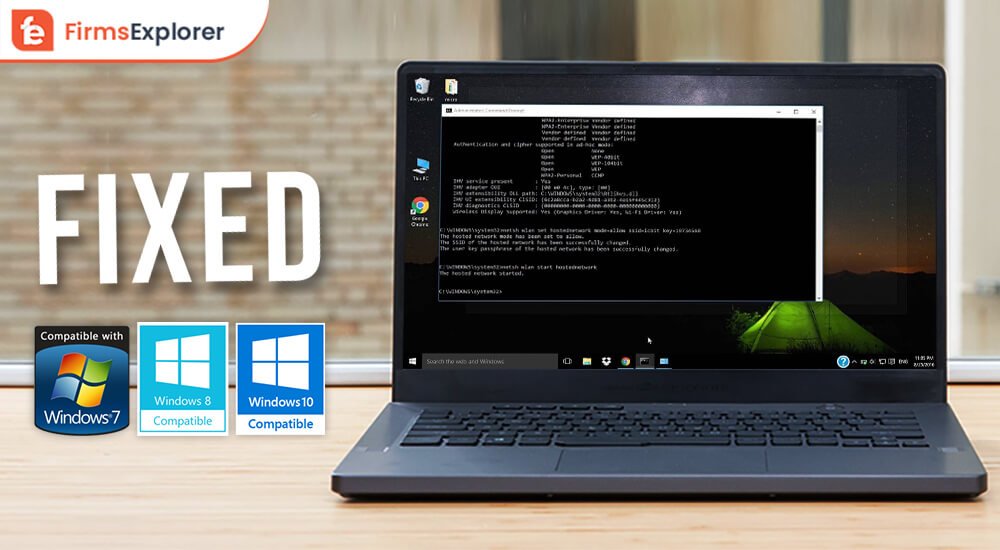 How to Fix Hosted Network Could Not be Started on Windows 10,8,7