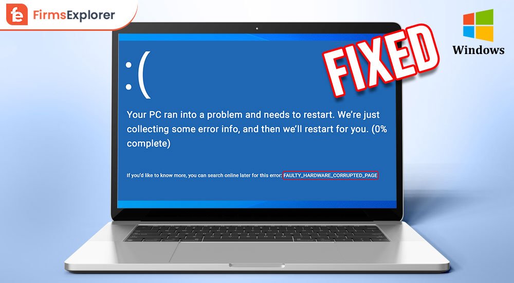 FAULTY HARDWARE CORRUPTED PAGE on Windows 10 [FIXED]