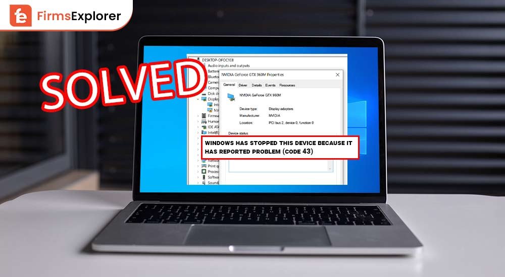 Graphics Device Driver Error Code 43