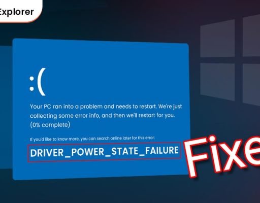 How to Fix Driver Power State Failure Windows 10,11