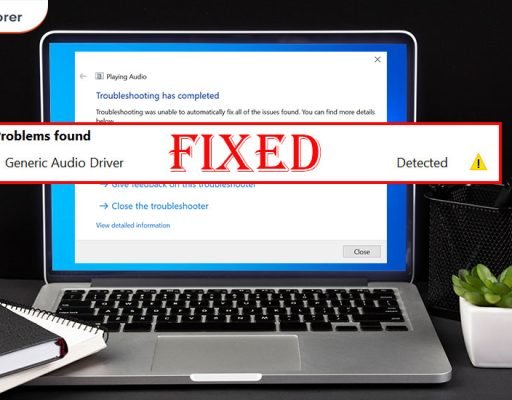 How to FIX Generic Audio Driver Problems in Windows 10